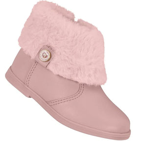 Bota Infantil Molekinha 2706.317 Feminina Rosa