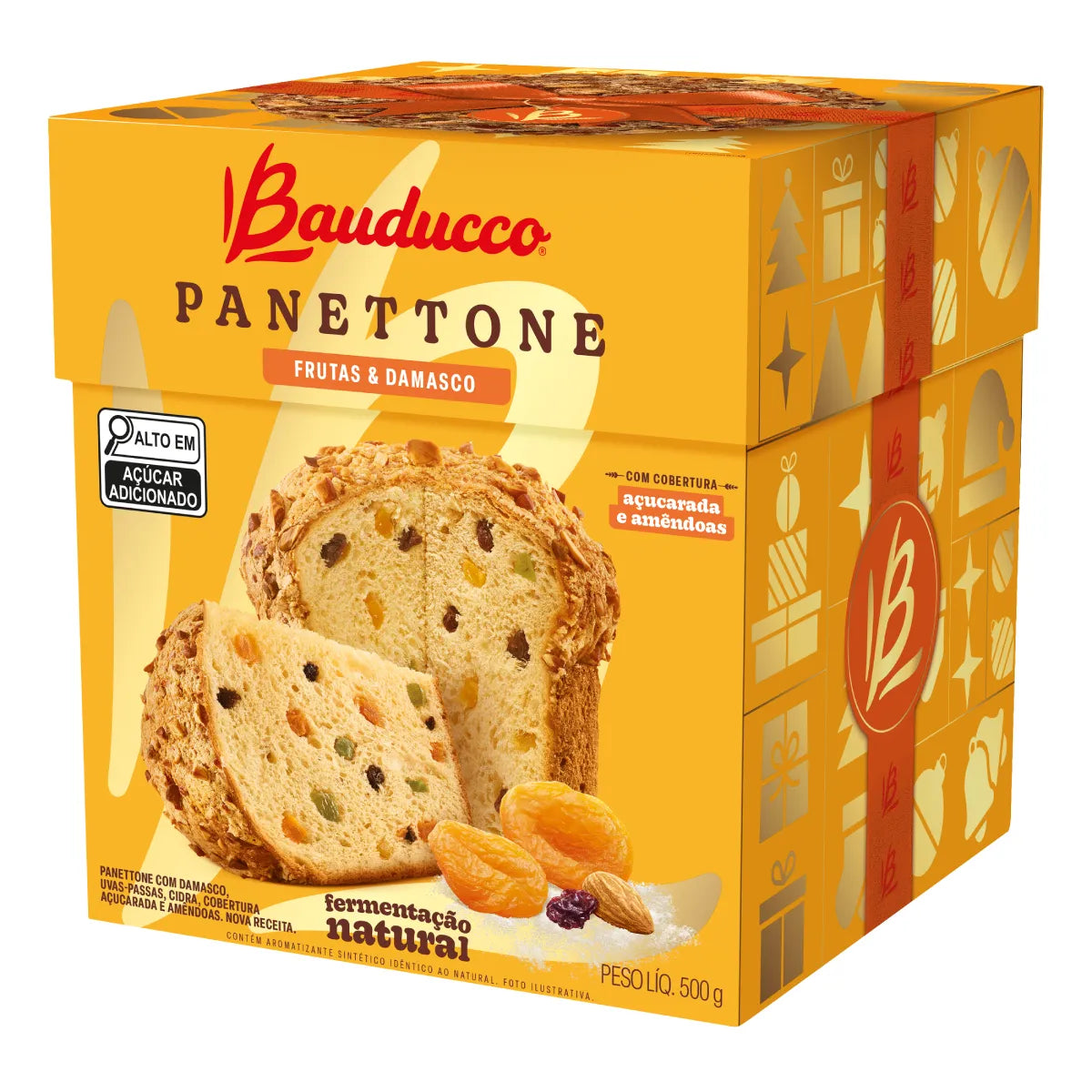Panettone Frutas e Damasco 500g