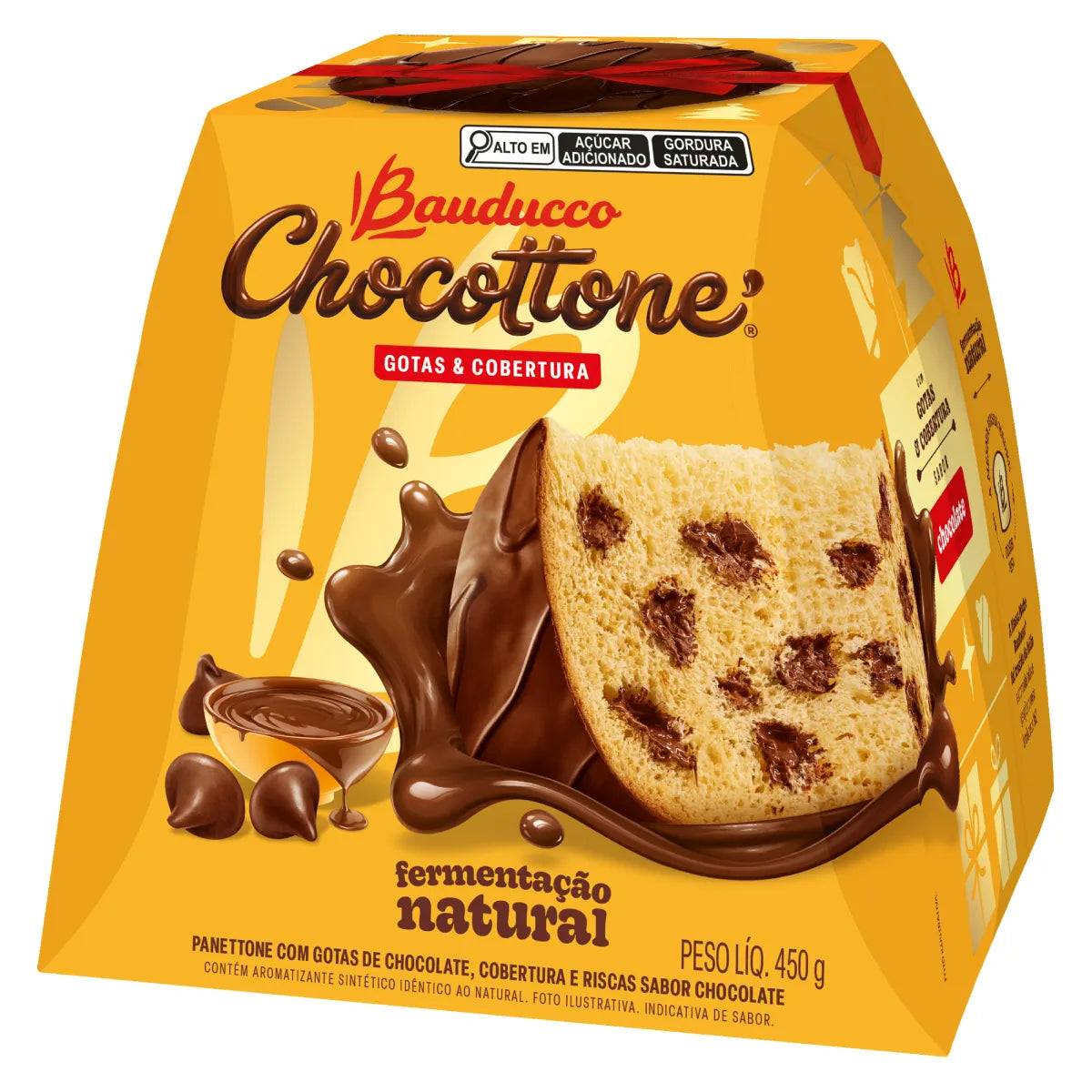 Chocottone Gotas e Cobertura 450g