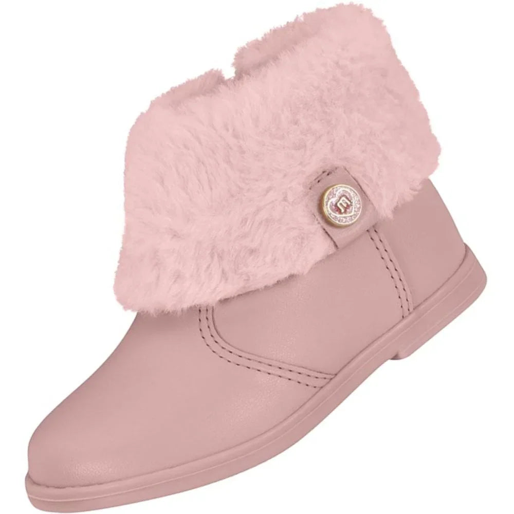 Bota Infantil Molekinha 2706.317 Feminina Rosa