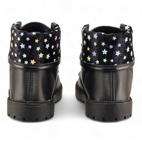 Bota Molekinha Detalhe Veludo Estrelas