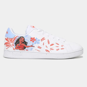Tênis Infantil Adidas Advantage Moana - Branco+Azul